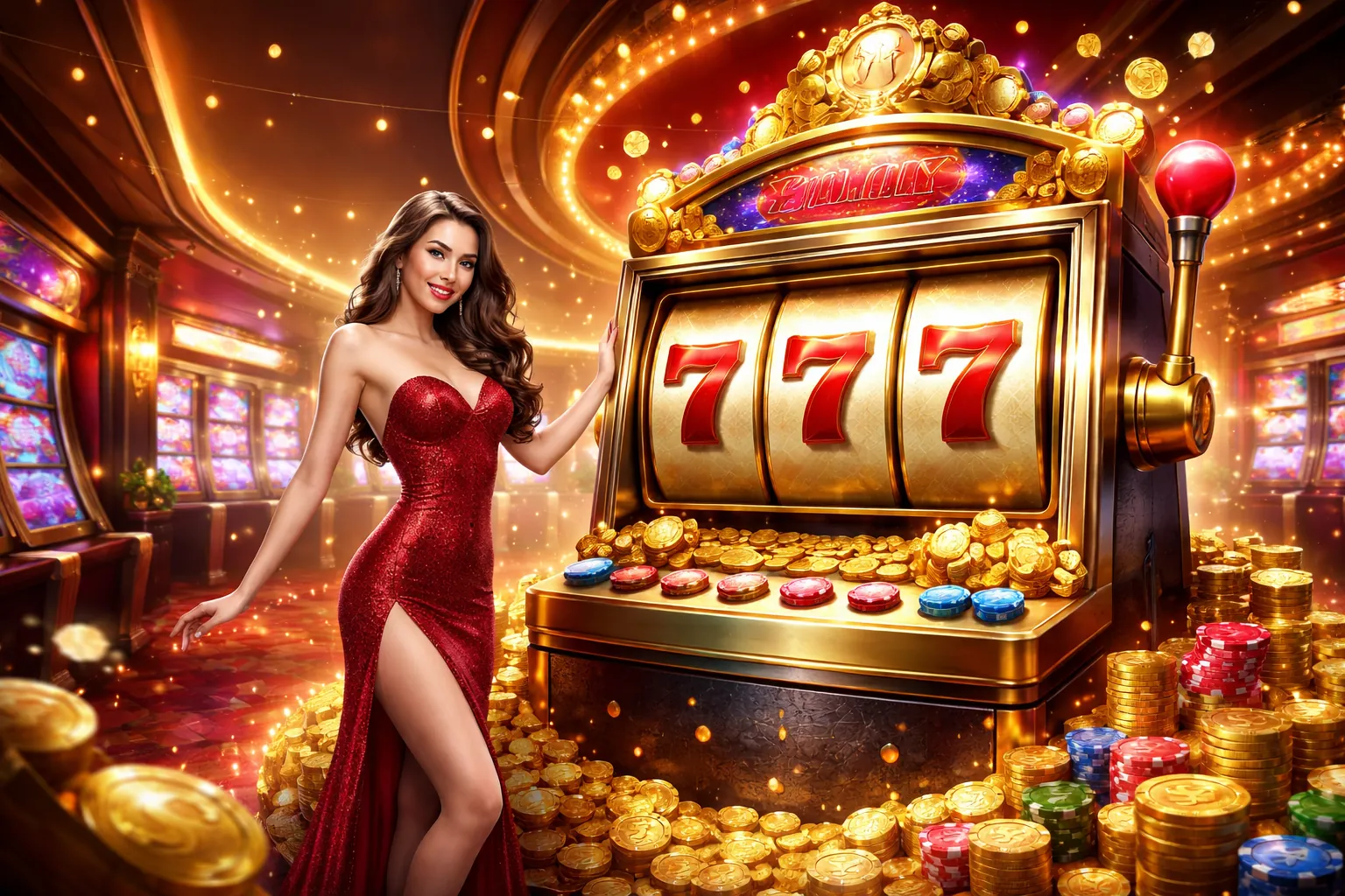 Sảnh casino trực tuyến sang trọng của okvipas.com